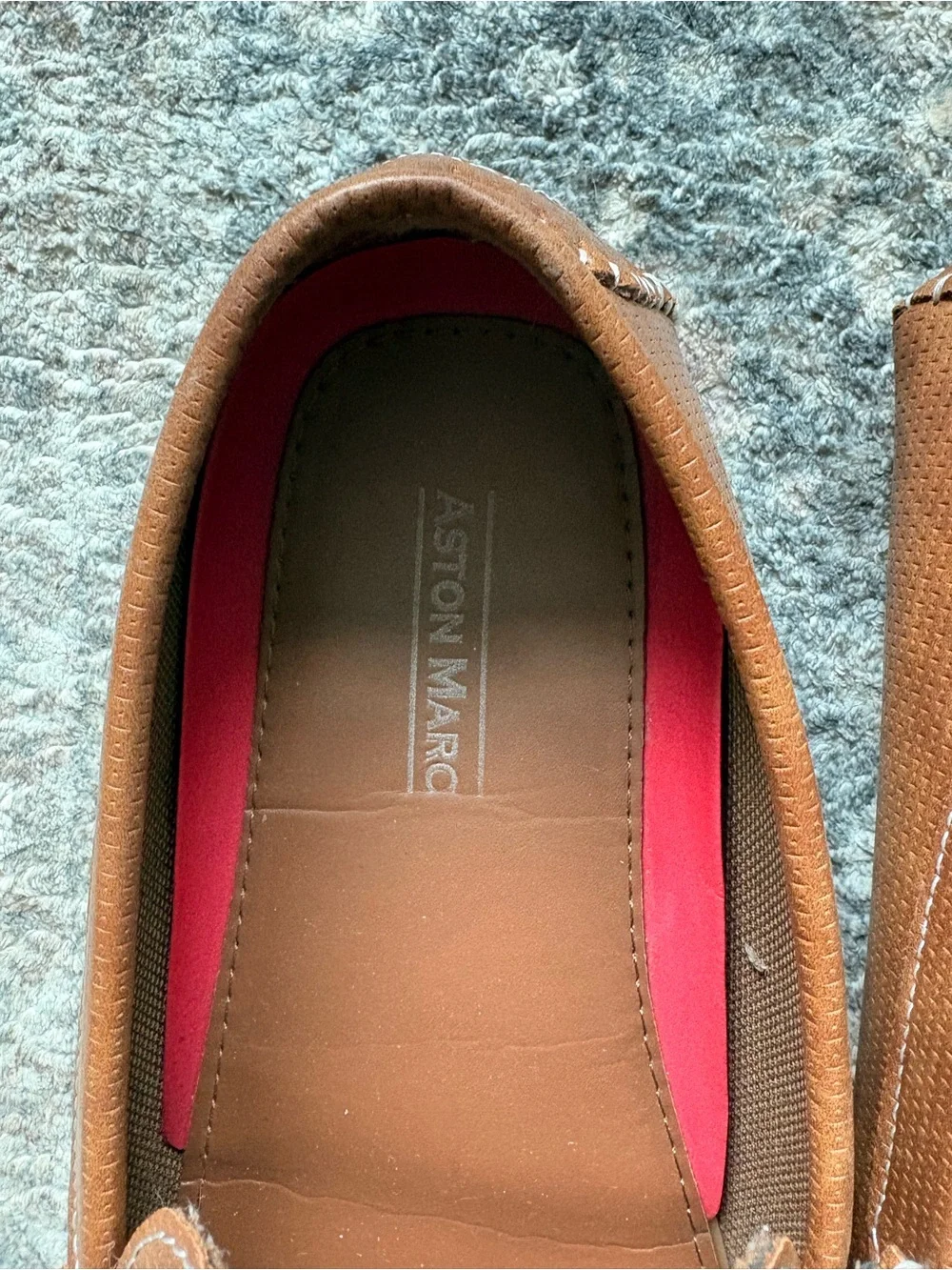 Men’s Tan Leather Bit Loafers